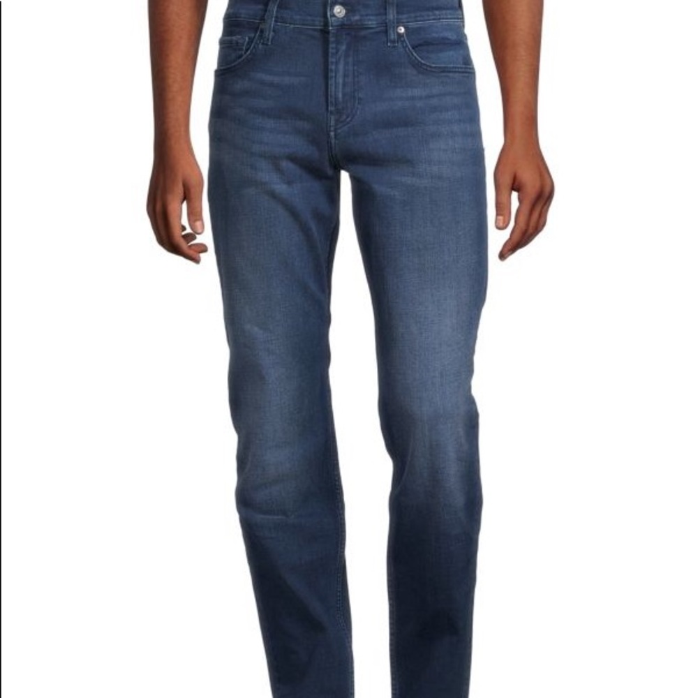 7 For all Mankind Men’s Slimmy Jeans- dark wash 36” waist